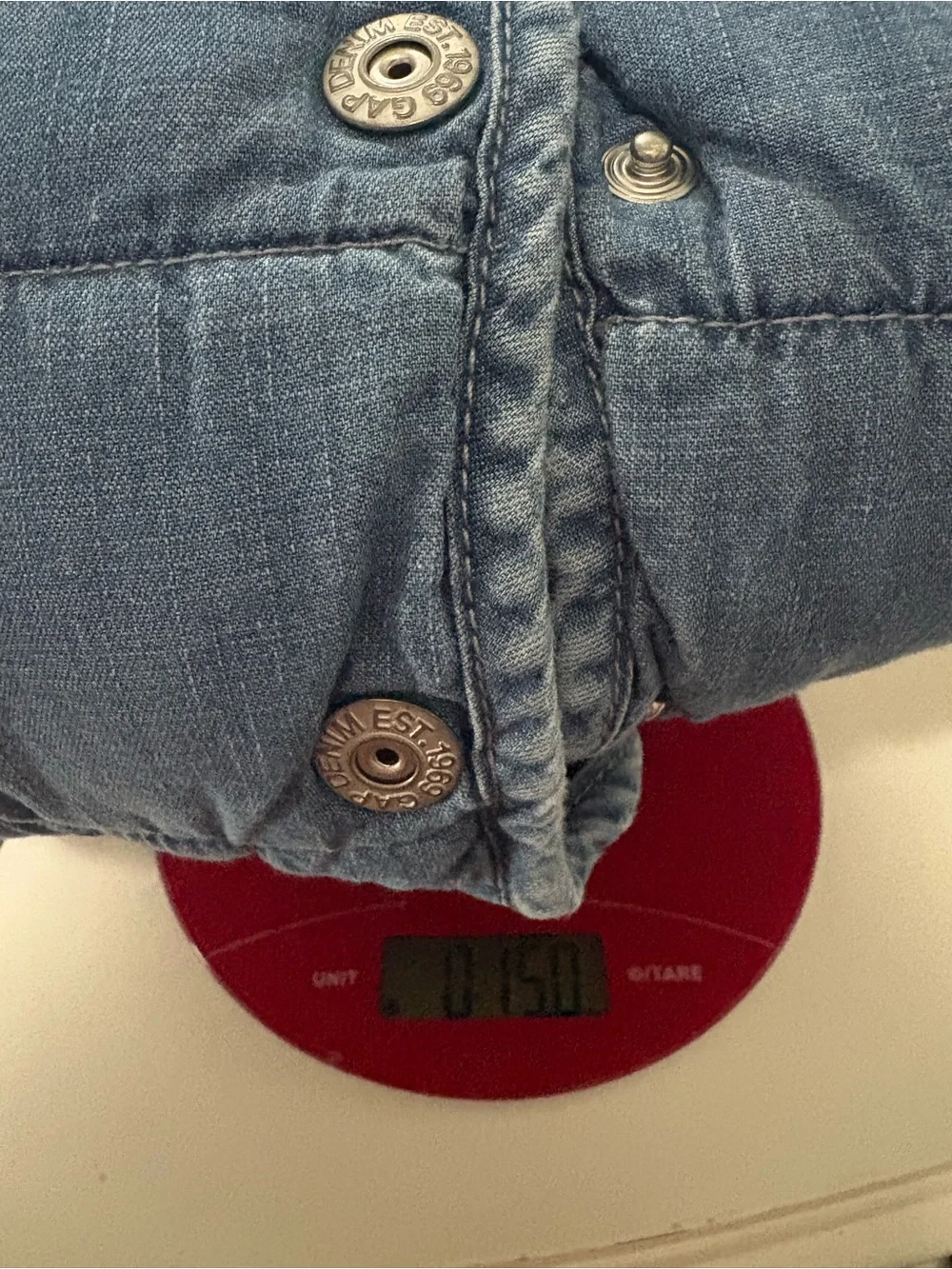 GAP kids chambray